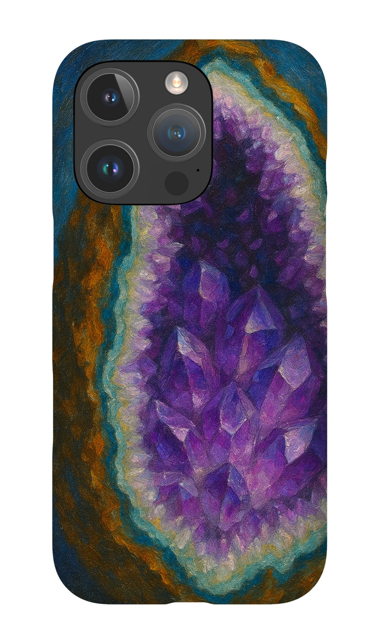 Amethyst Geode Phone Case
