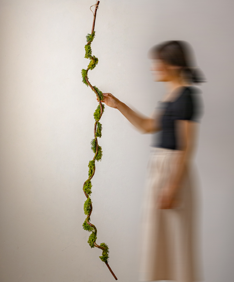 Artificial Moss Rattan Vine
