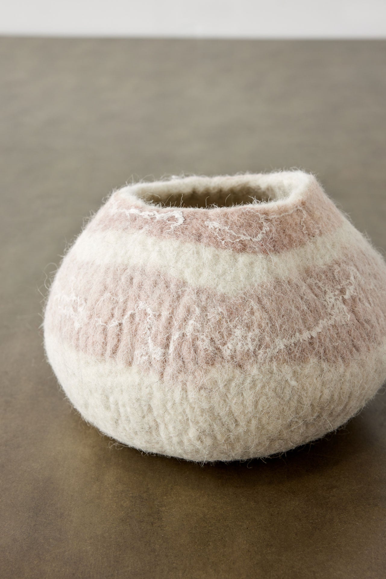 Soft Stone Harmony Ukhamba Wool Bowl