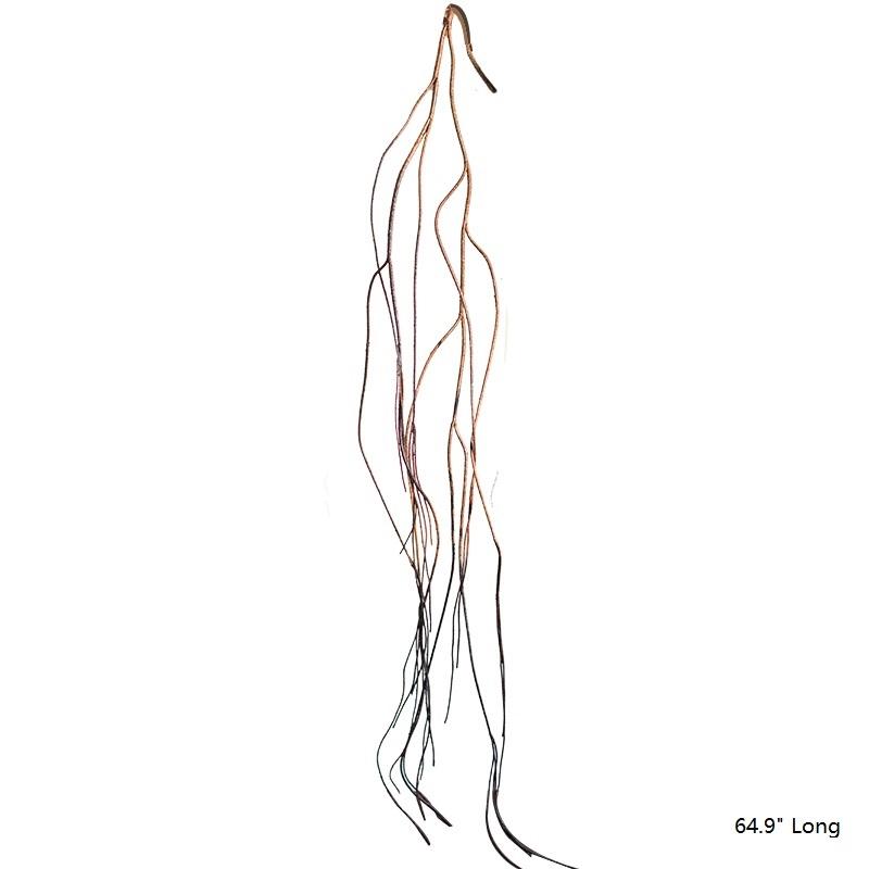 Artificial Hanging Willow Branches 65" Long