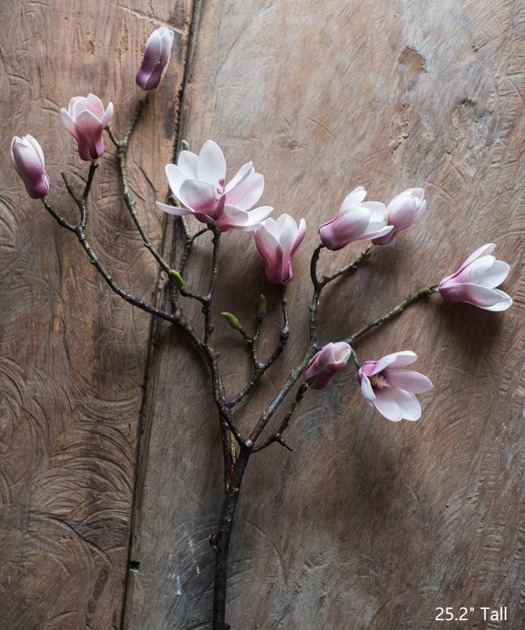 Artificial Magnolia Stem in Eco PE Foam 25" Tall