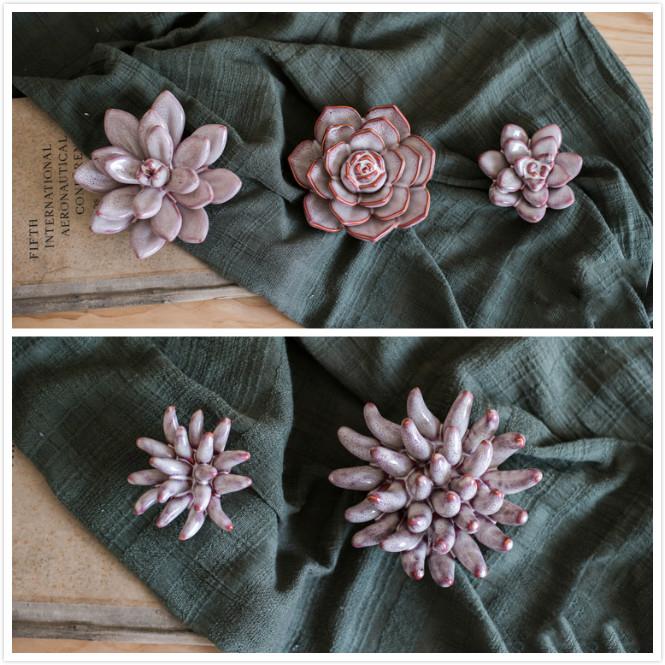 Ceramic Floral Table Accents