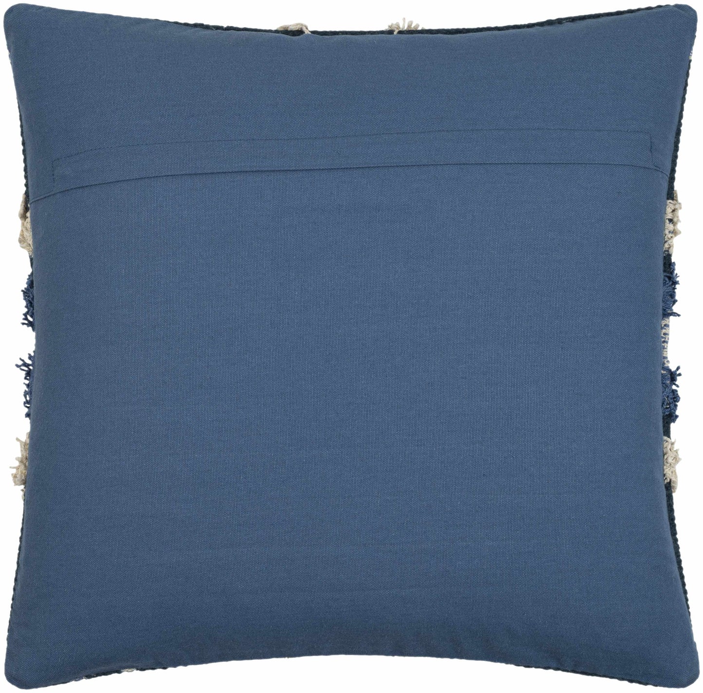Shepardsville Navy Kilim Pattern Throw Pillow