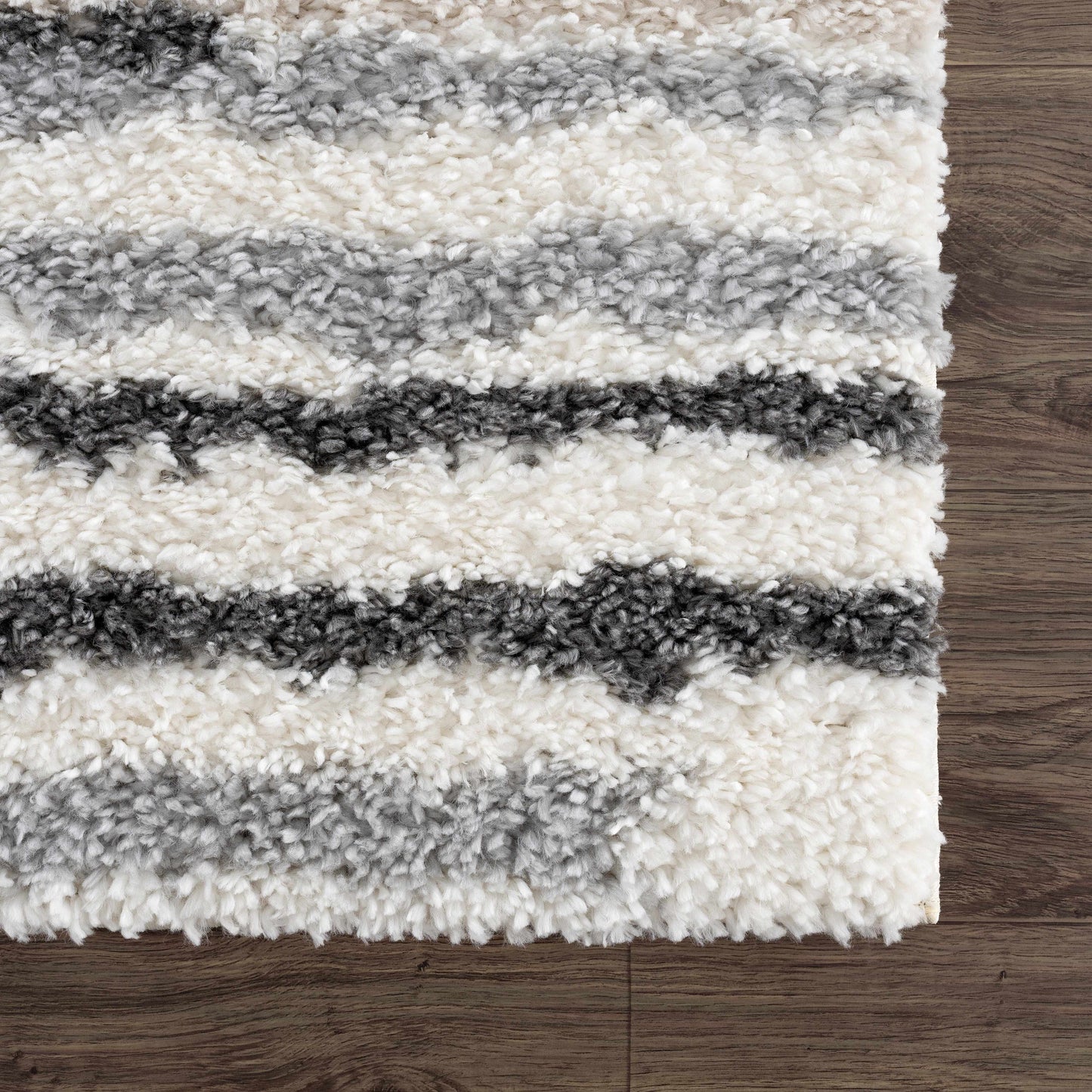 Zoya Irregular Striped Area Rug