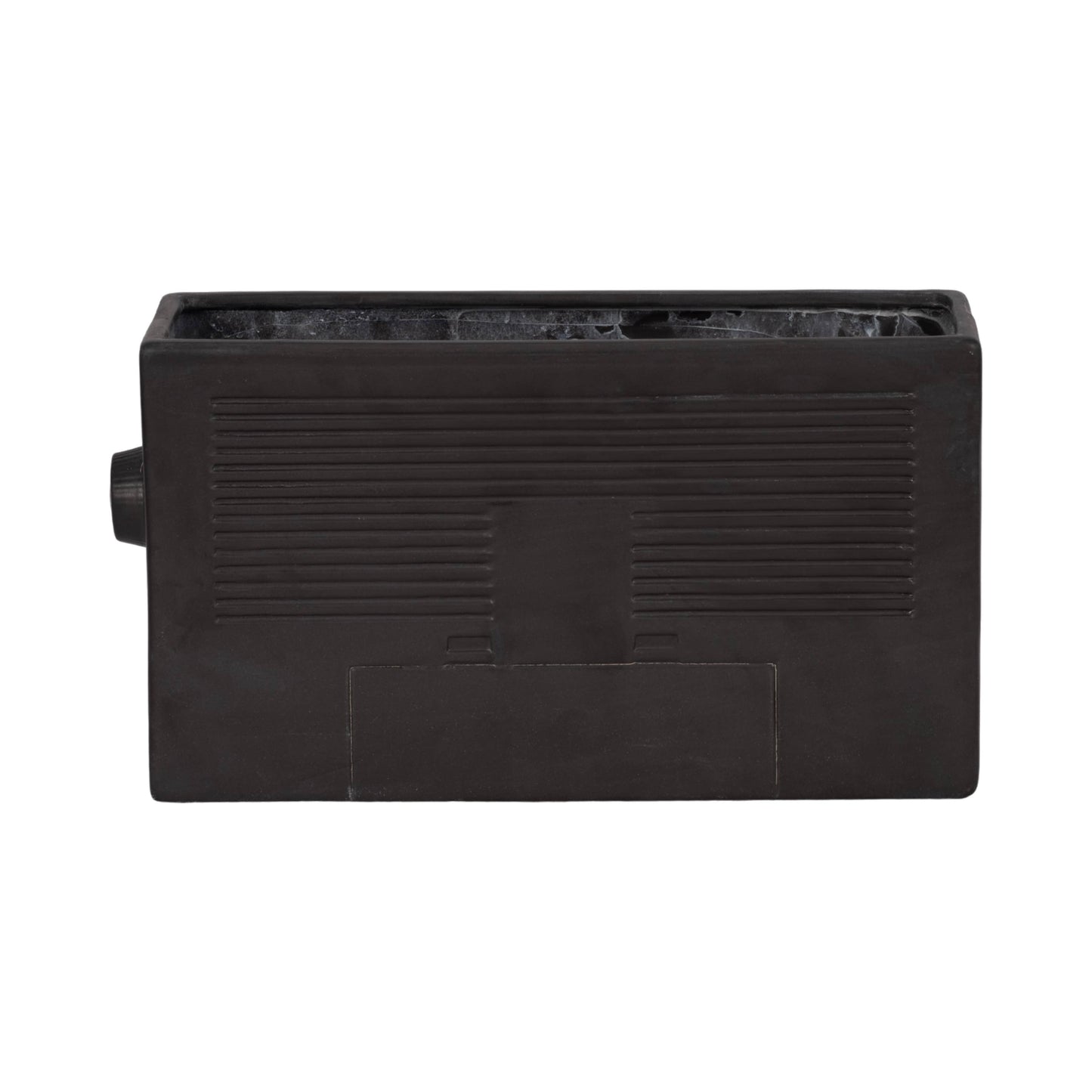 Ceramic Stereo Planter Pot Garden Decor - Gray, 13 in.