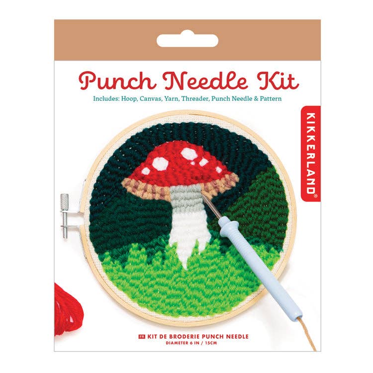 Mushroom Punch Needle Kit