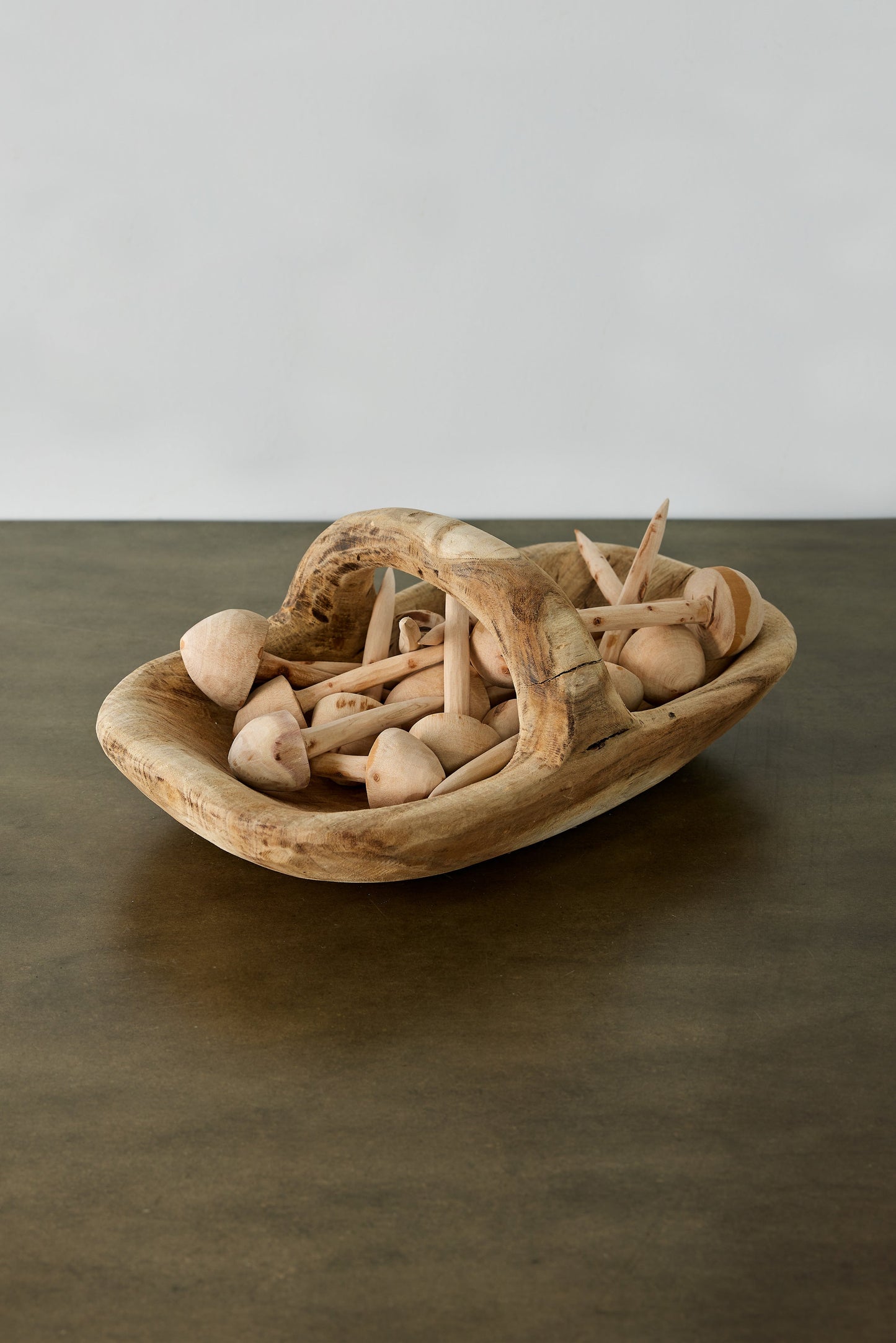 Wooden Mushroom Garden Stick