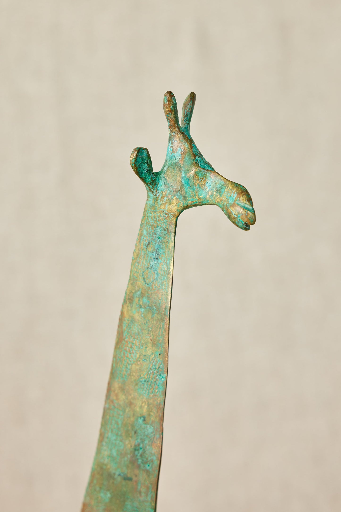 Tuareg Brass Giraffes Figurines