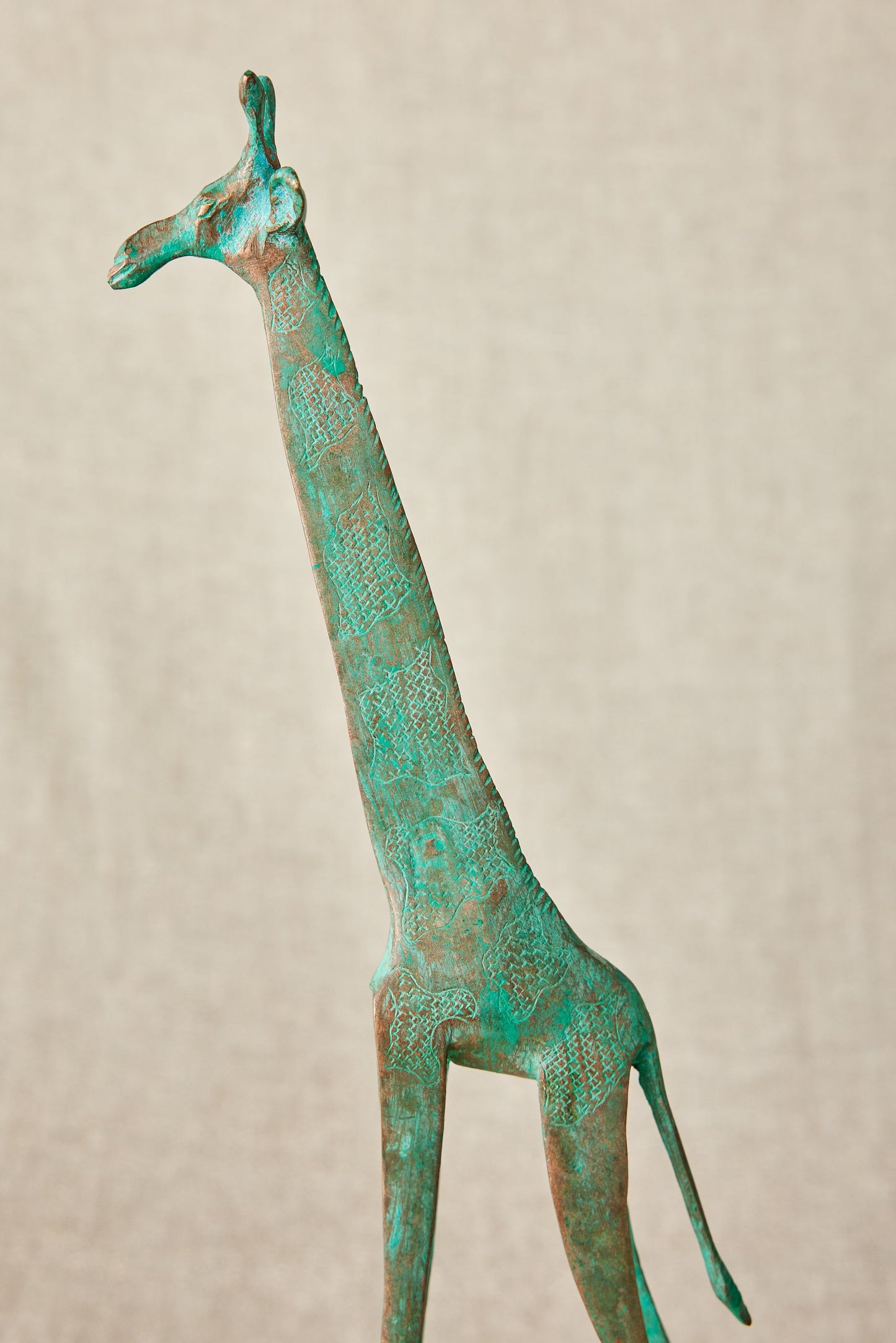 Tuareg Brass Giraffes Figurines