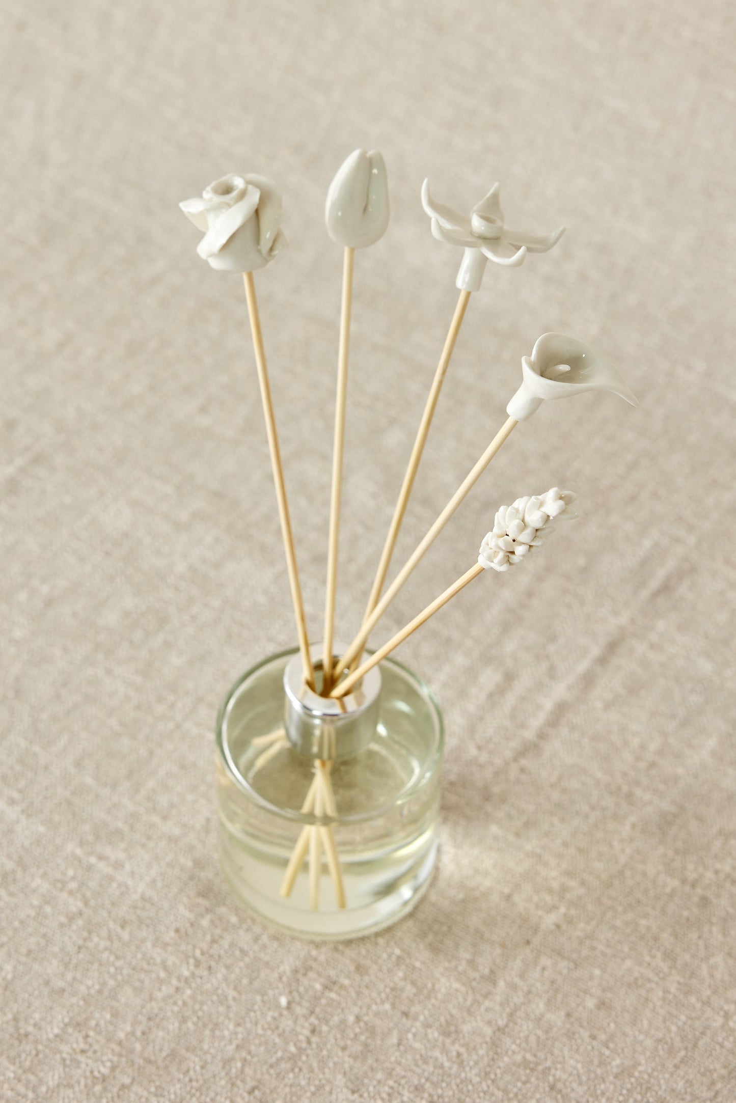 Country Flowers Bamboo Diffuser Sticks Set