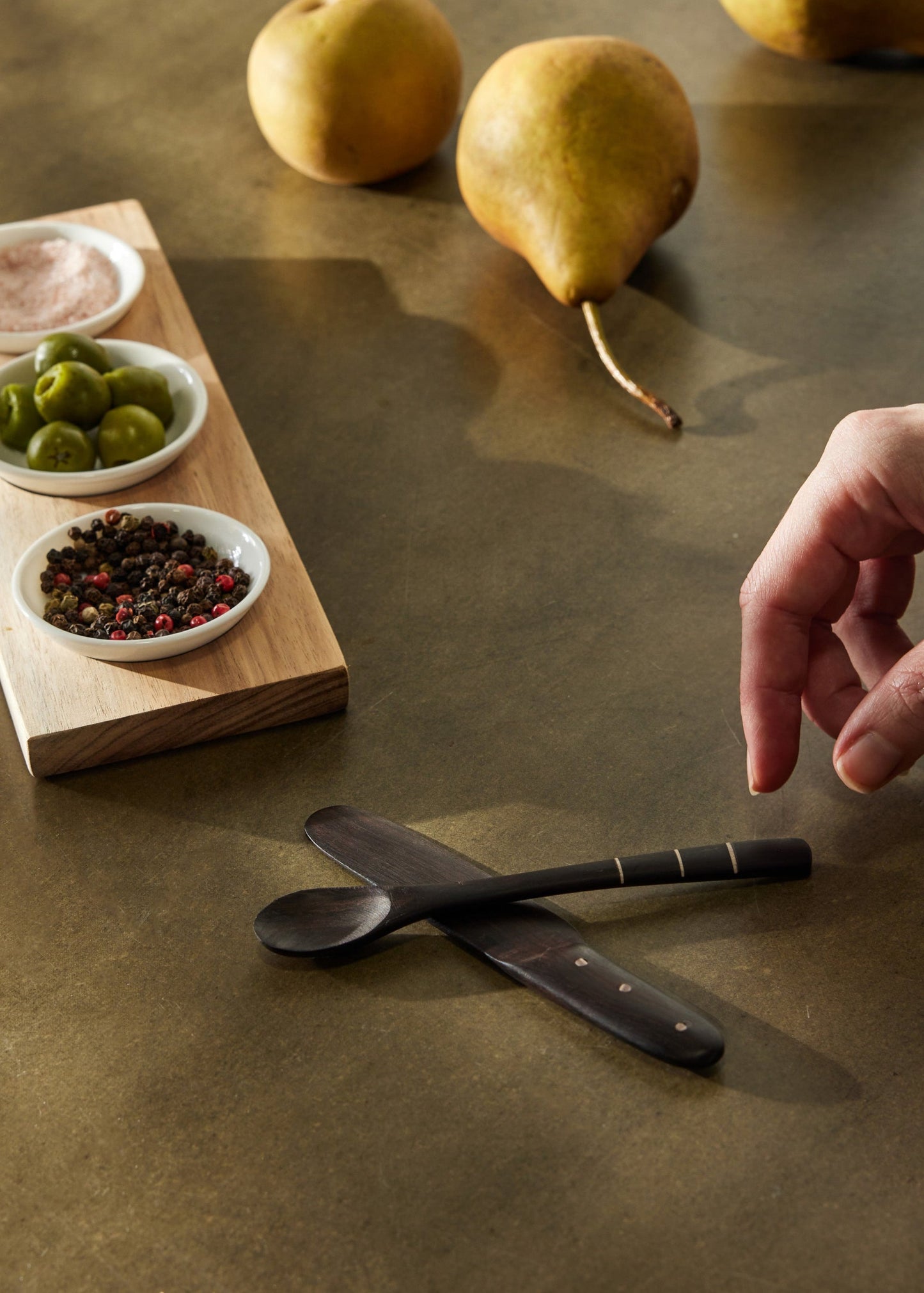 African Blackwood Small Serving Serving Spoons Utensils