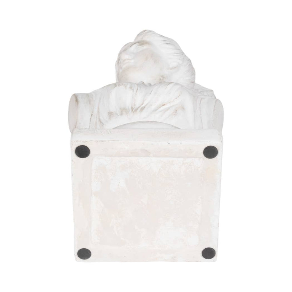 Resin Grecian Venus Bust Sculpture Decor - White, 20 in.