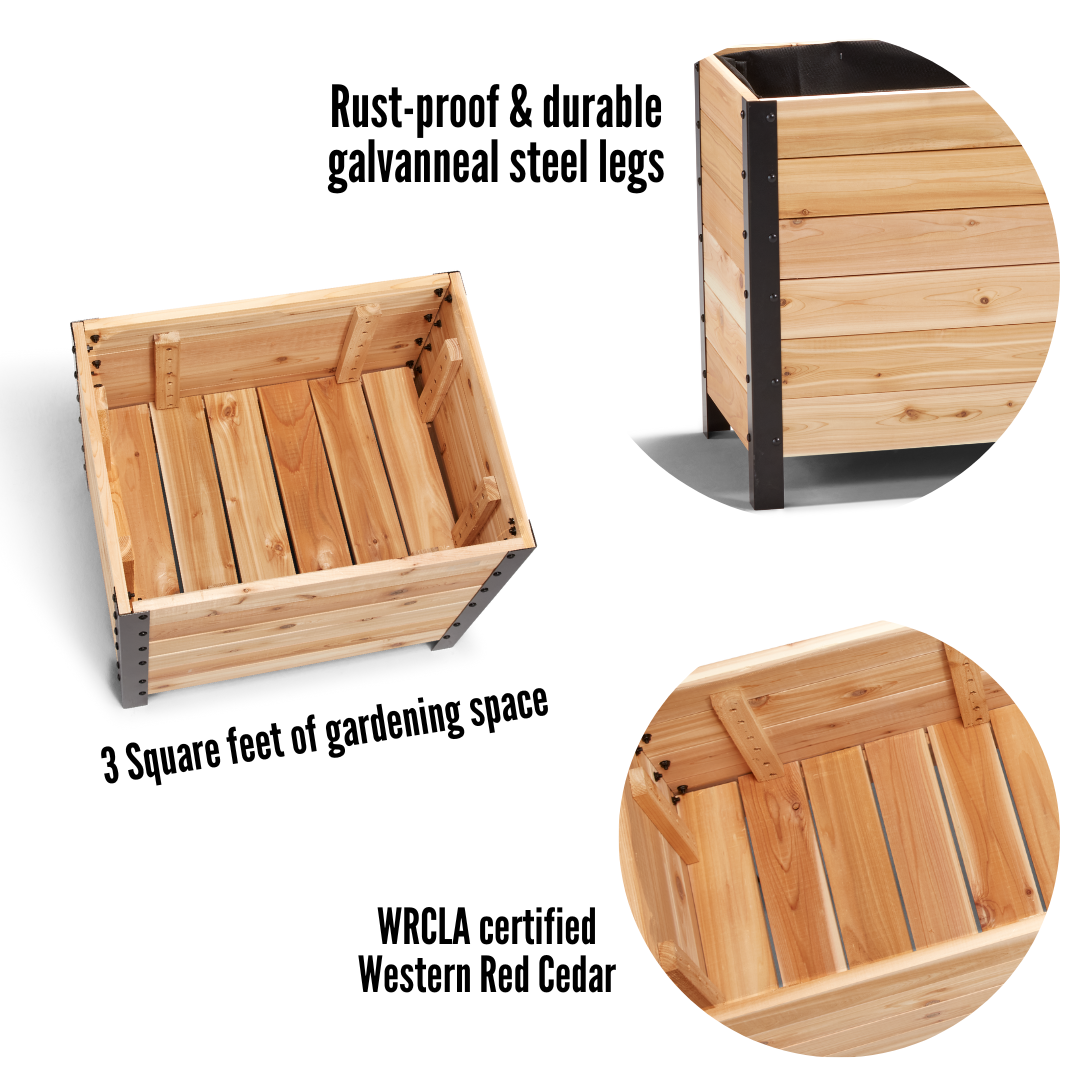 18" x 24" Planter Box - 24" TALL