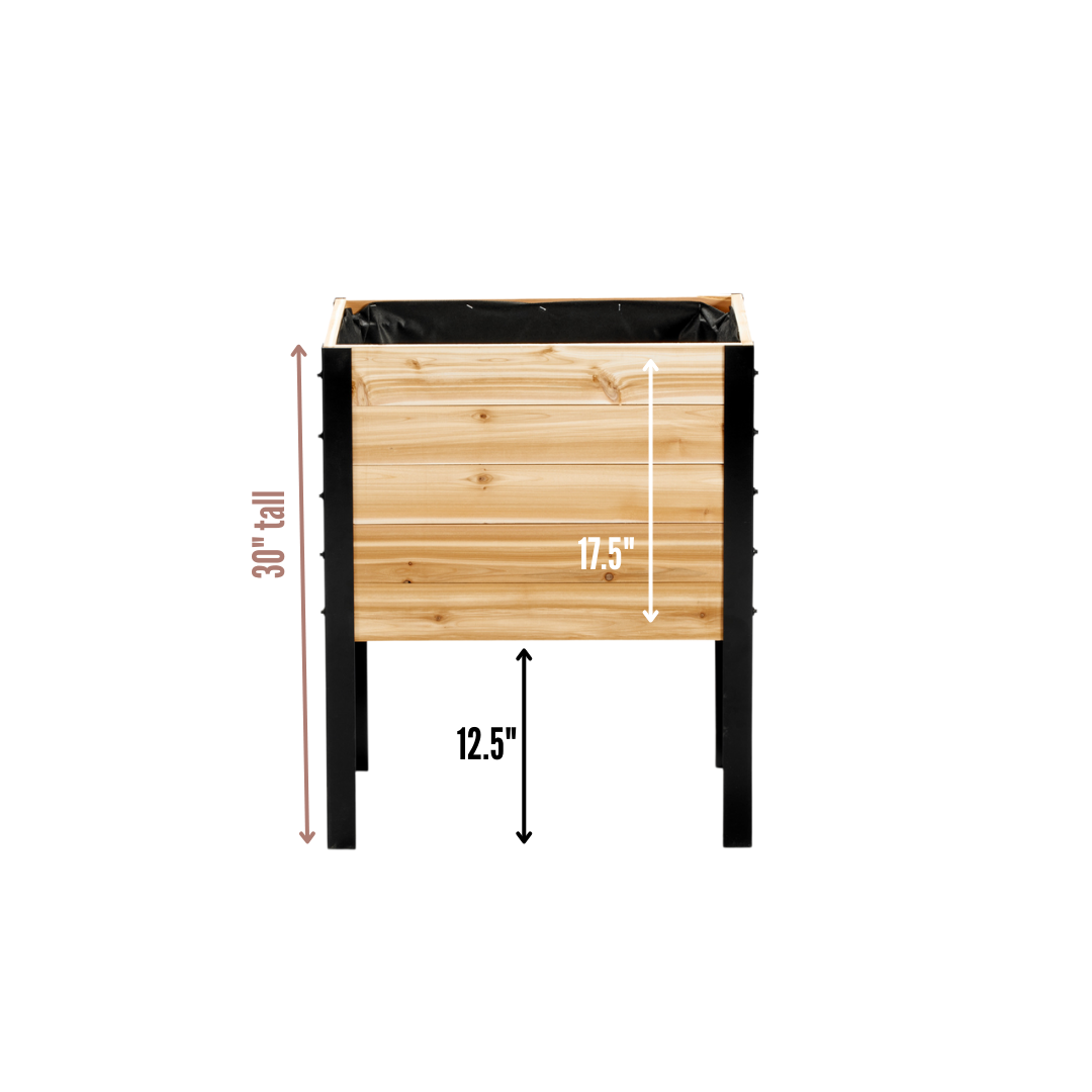 18″ x 24″ Raised Garden Bed - 30" TALL