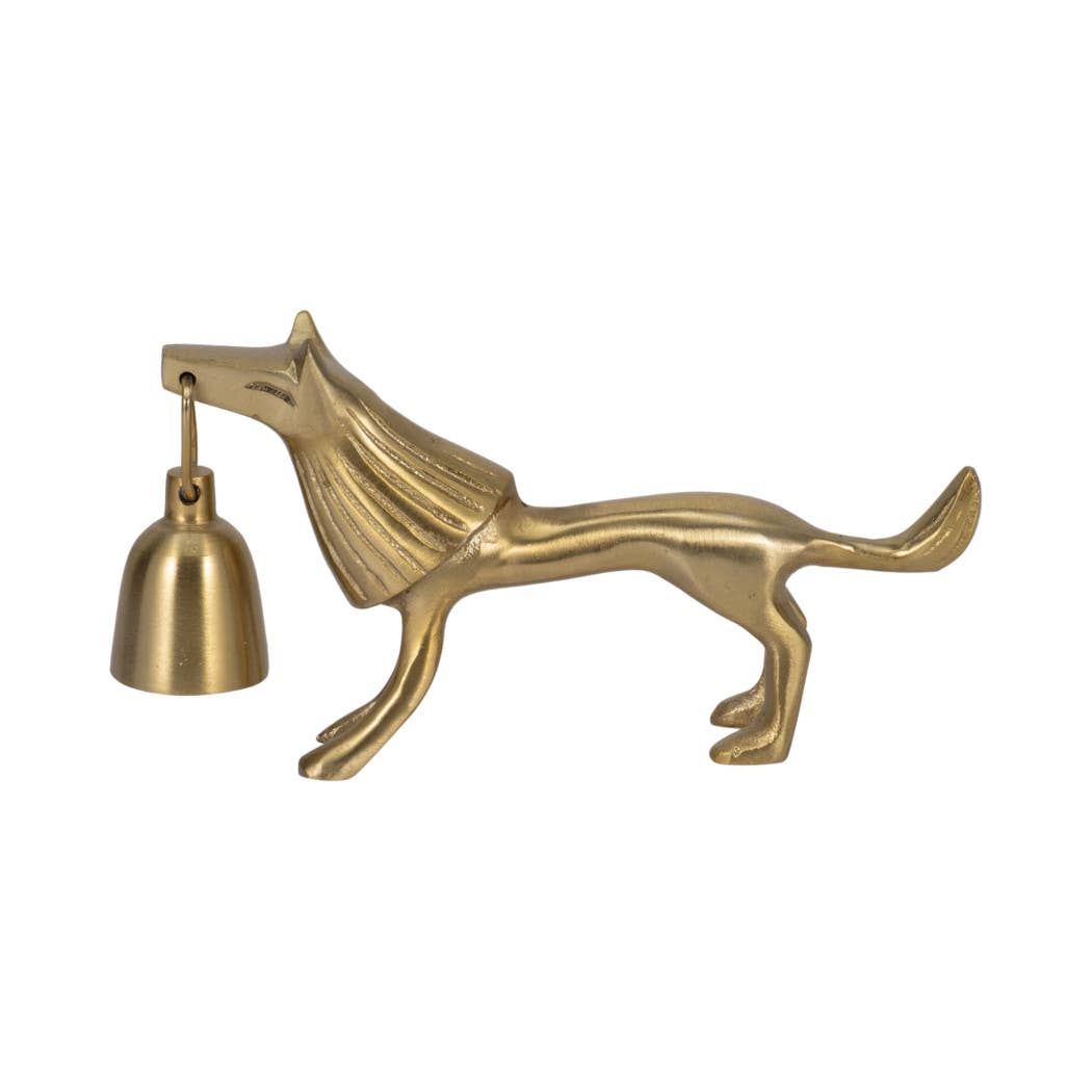 Metal Lion Candle Snuffer Home Decor - Gold, 5 in.