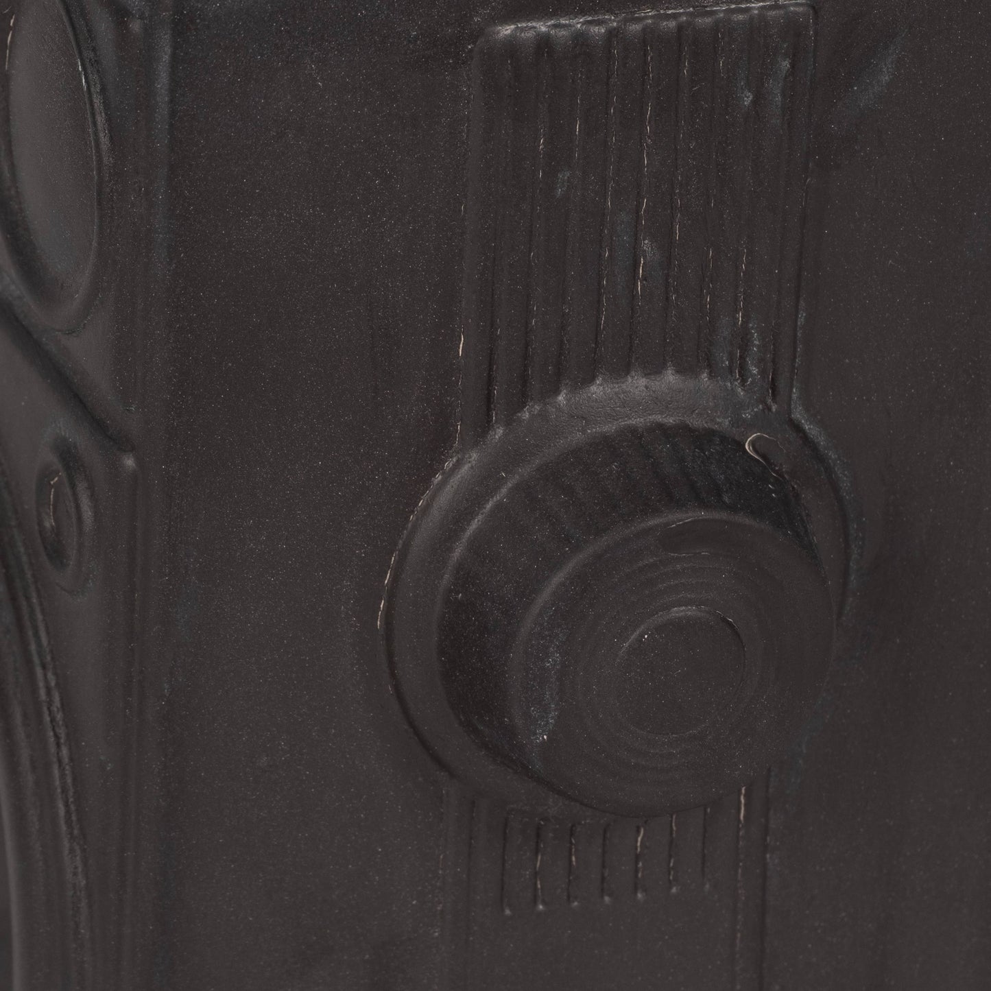 Ceramic Stereo Planter Pot Garden Decor - Gray, 13 in.