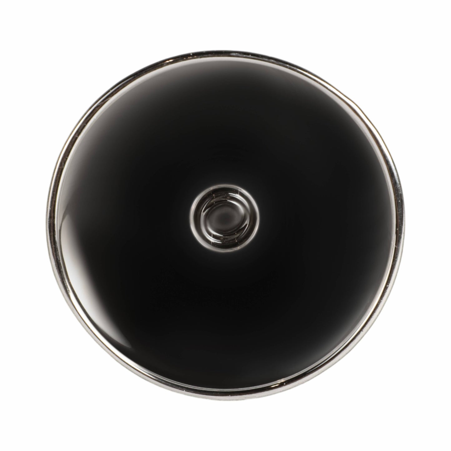 Glass Vintage Bubble Taper Candle Holder - Black, 11 in.