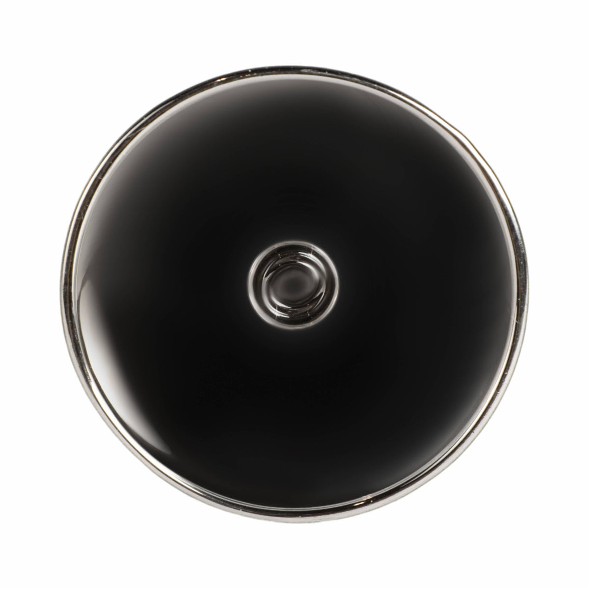 Glass Vintage Bubble Taper Candle Holder - Black, 11 in.