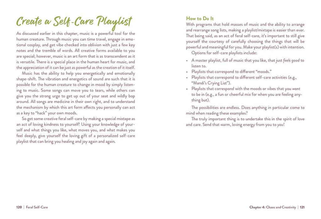 Feral Self-Care by Mandi Em