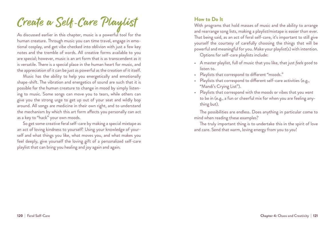 Feral Self-Care by Mandi Em