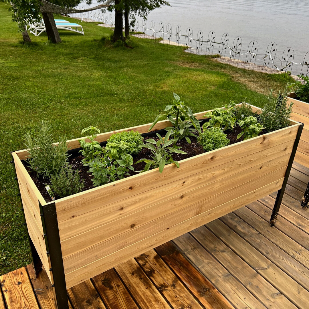 18" x 60" Raised Garden Bed - 30" TALL