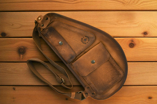 Bovine Leather Slim Sling - Tan