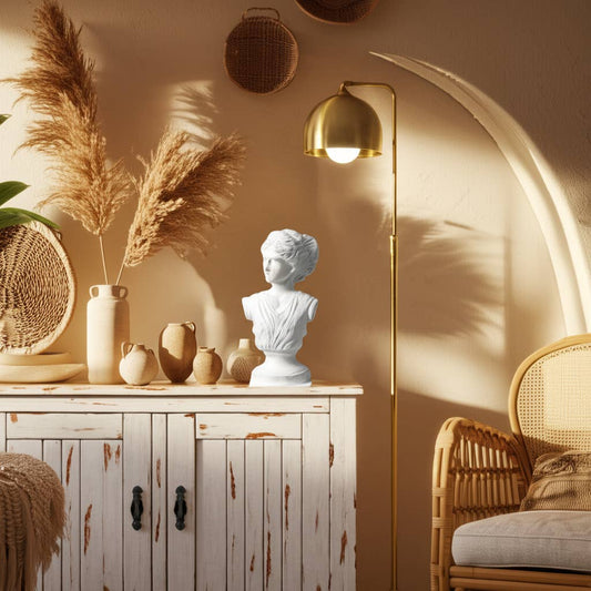 Resin Grecian Venus Bust Sculpture Decor - White, 20 in.