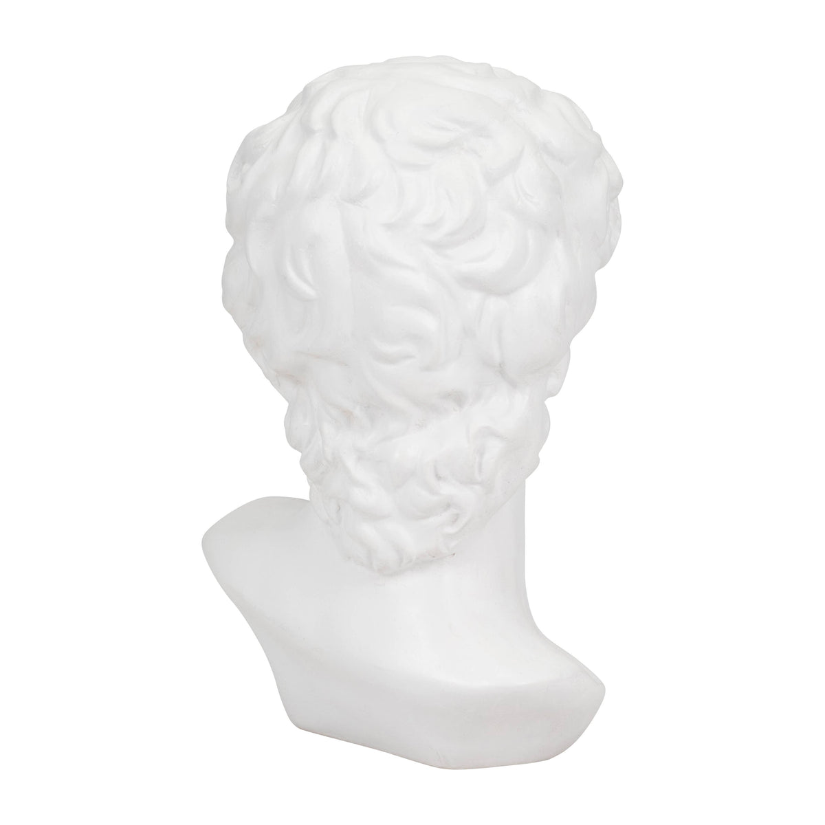 Resin Greek God Head Sculpture Bubble Gum - White, 13 in.
