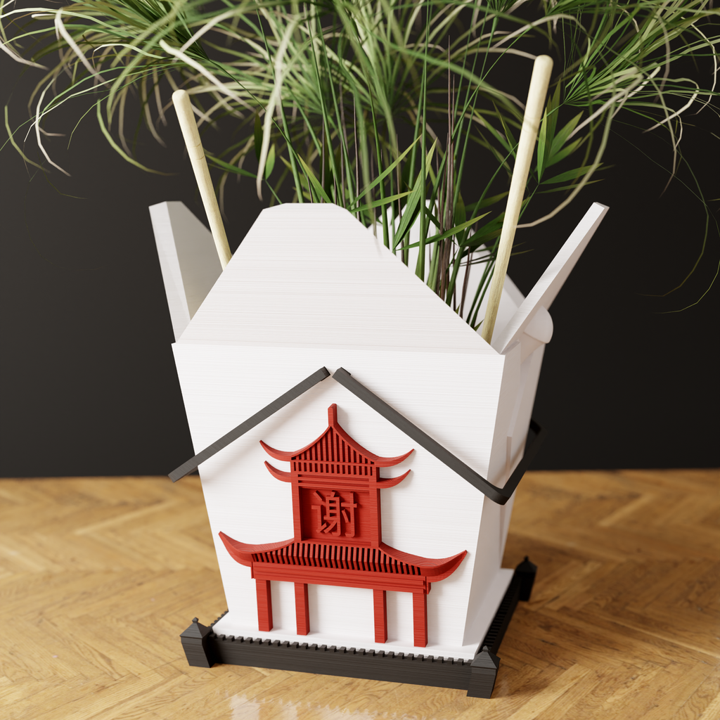 Chinese Takeout Planter