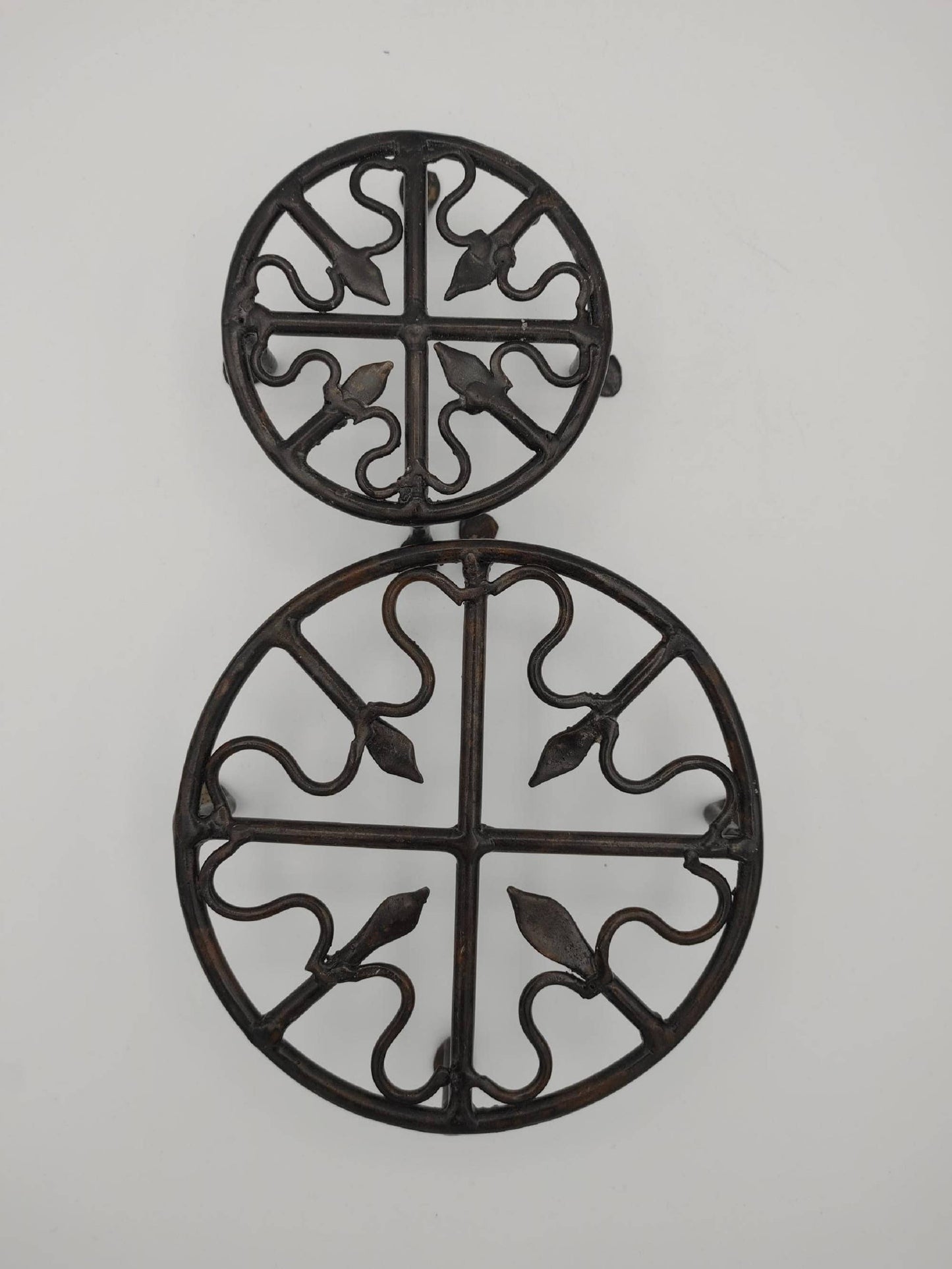 6" Round Wrought Iron Plant Stands