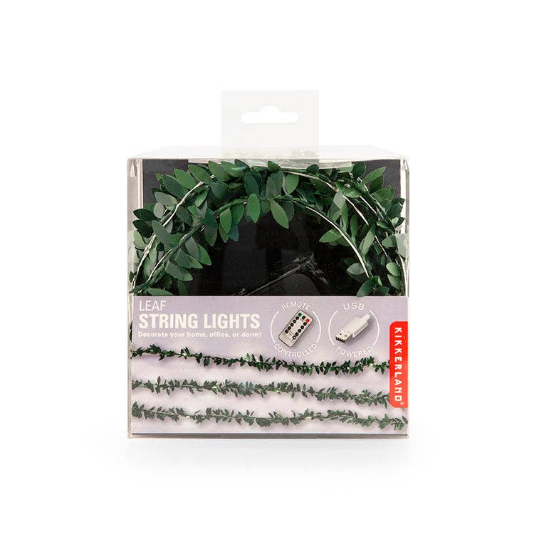 Small Leaf String Lights 10 Feet