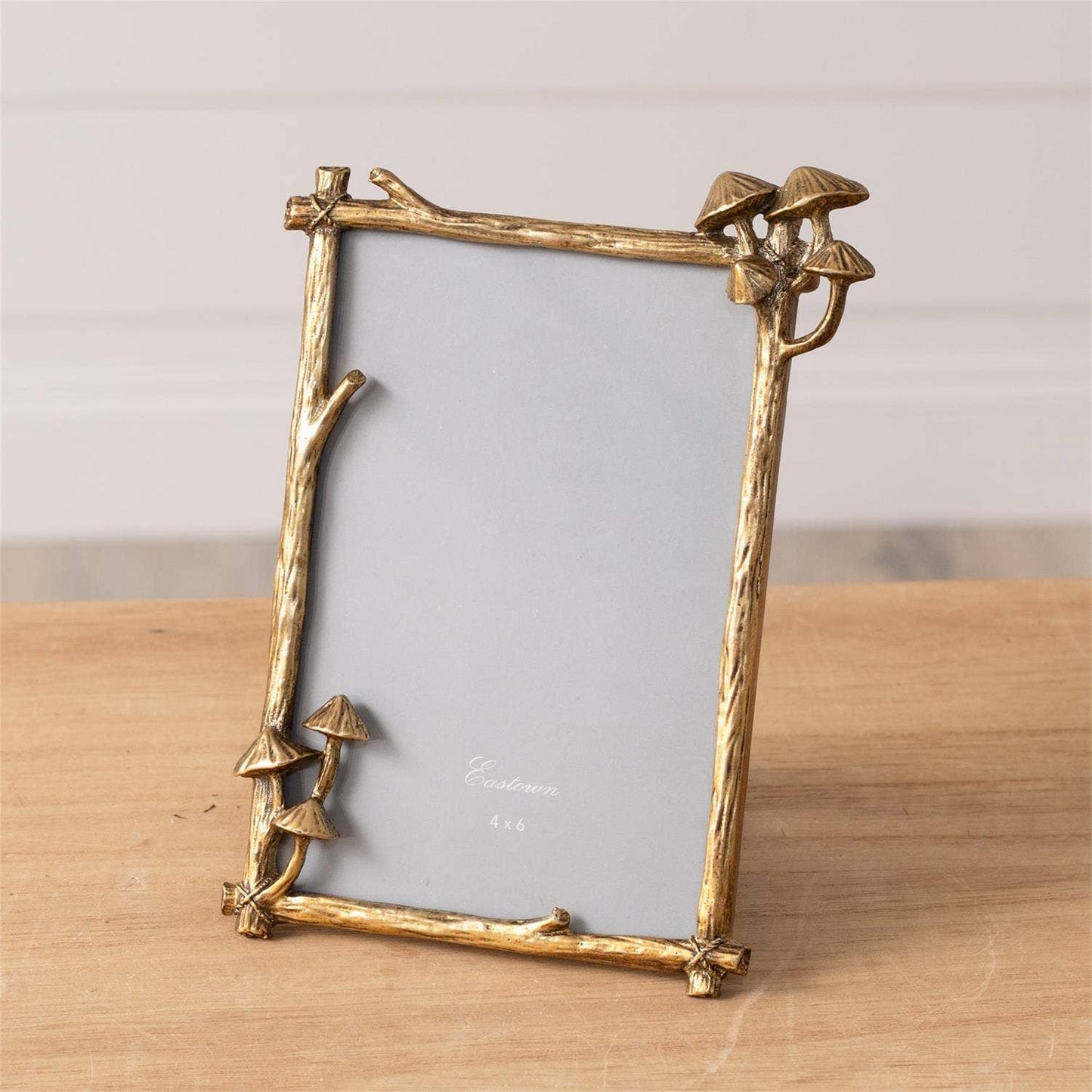 Photo Frame - Gold Mushrooms 4X6 (PC)