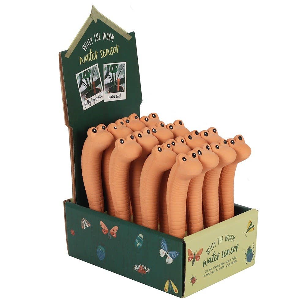 Willy the Worm Plant Water Sensors