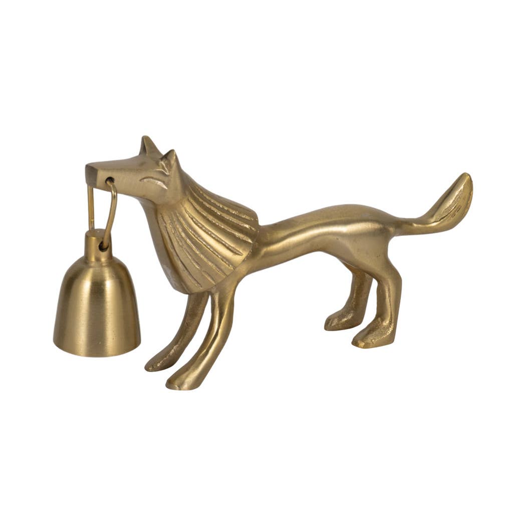 Metal Lion Candle Snuffer Home Decor - Gold, 5 in.