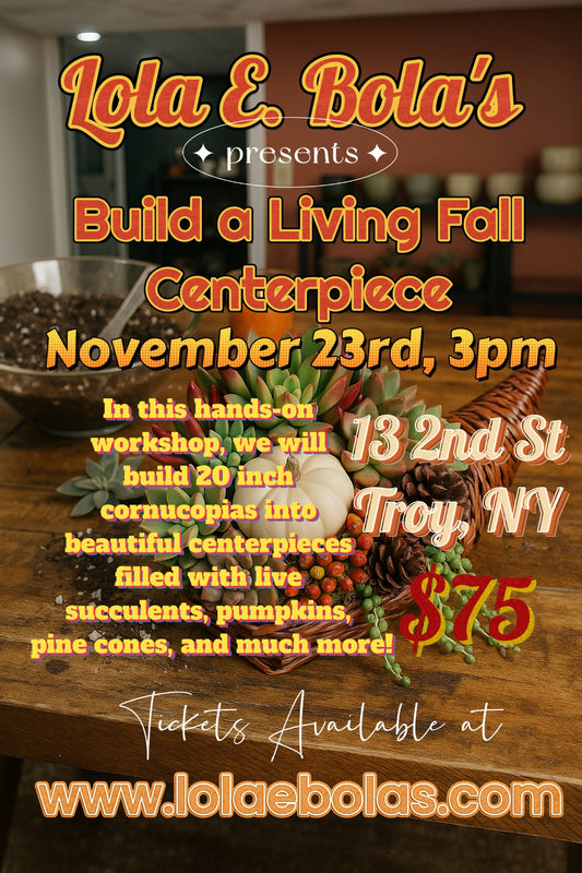 Living Fall Centerpiece Workshop