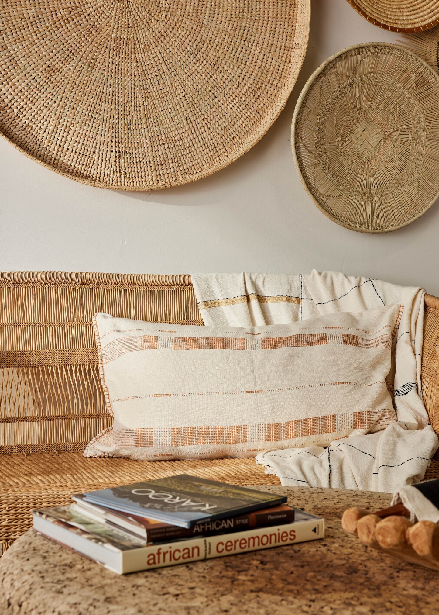 Fulcrum Sahara Oversized Cotton Lumbar Pillow