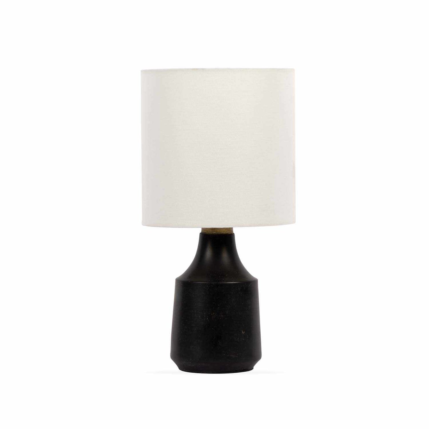 Canayan Black and Natural Resin Table Lamp