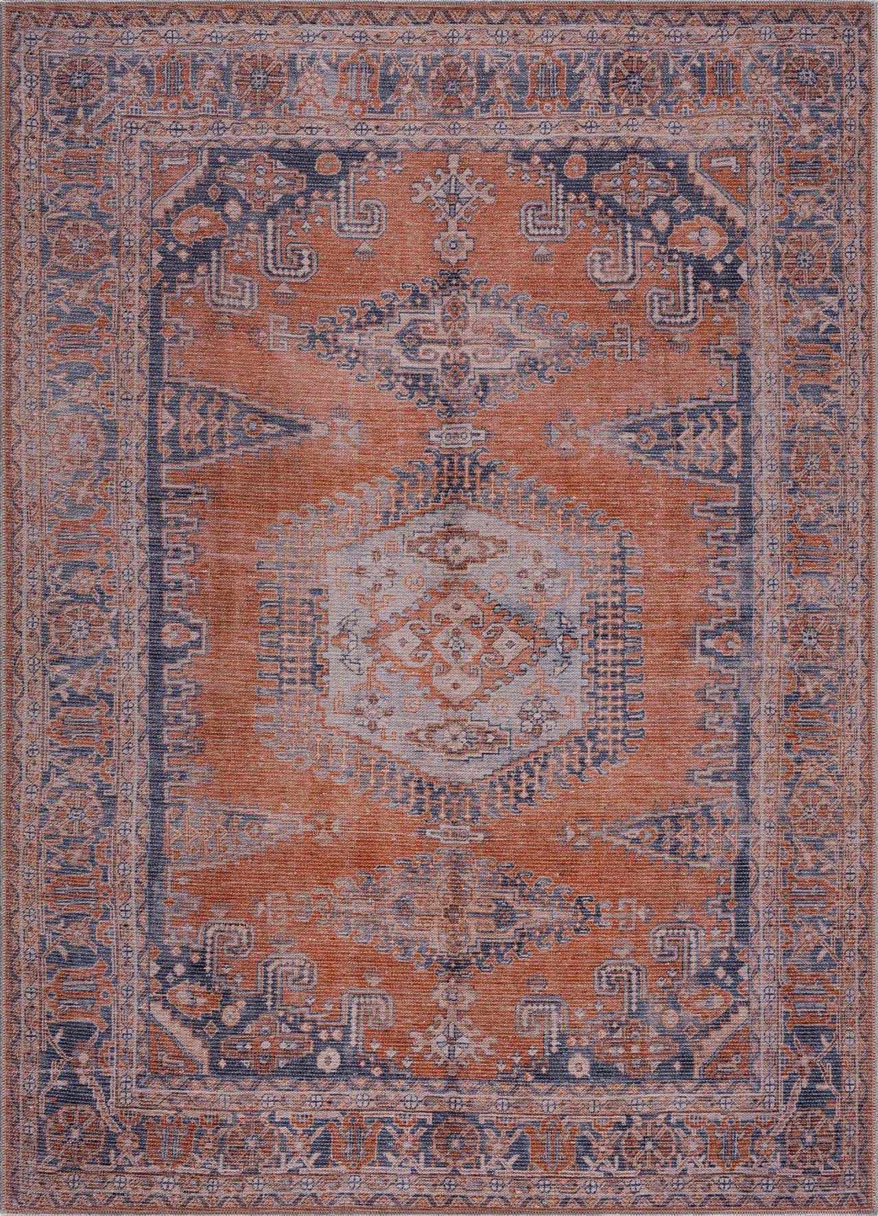 Taber Burnt Orange Persian Style Rug