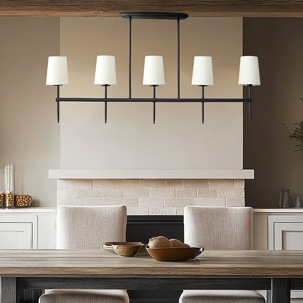 5 Light Linear Modern Chandelier