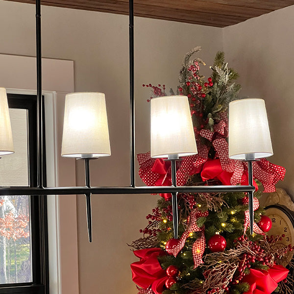 5 Light Linear Modern Chandelier