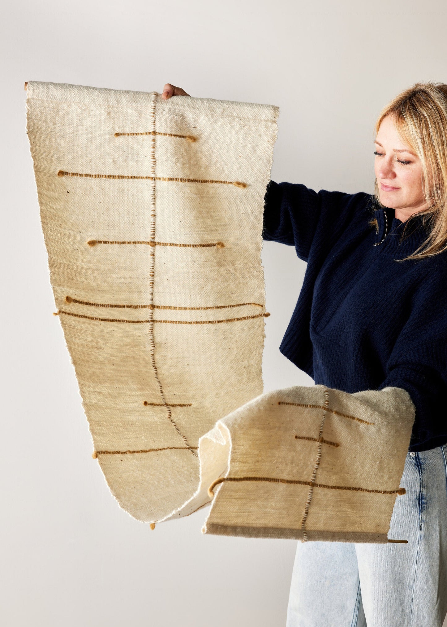 Compass Handwoven Cotton Wall Hanging