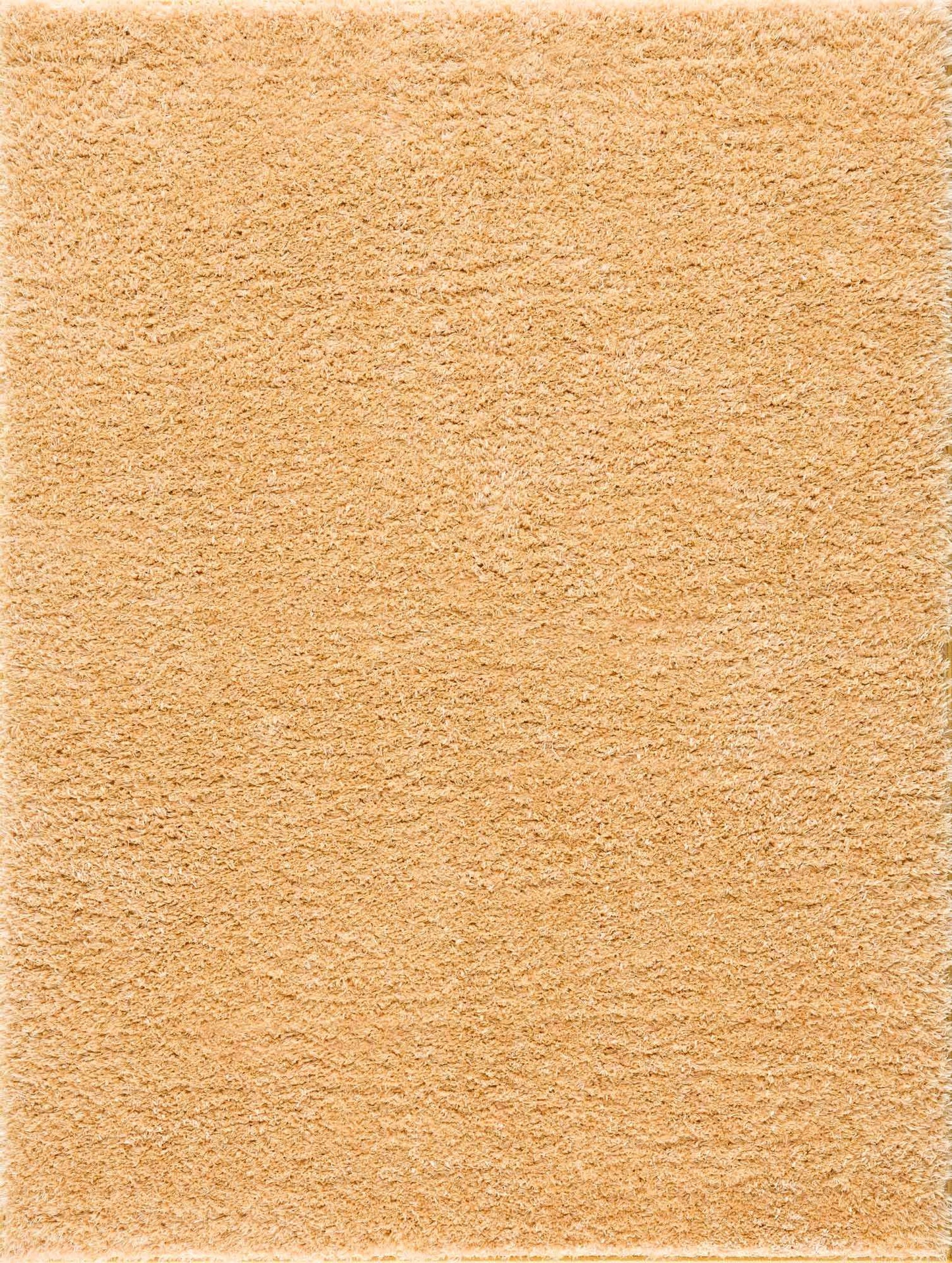 Faina Gold Yellow Washable Shag Rug