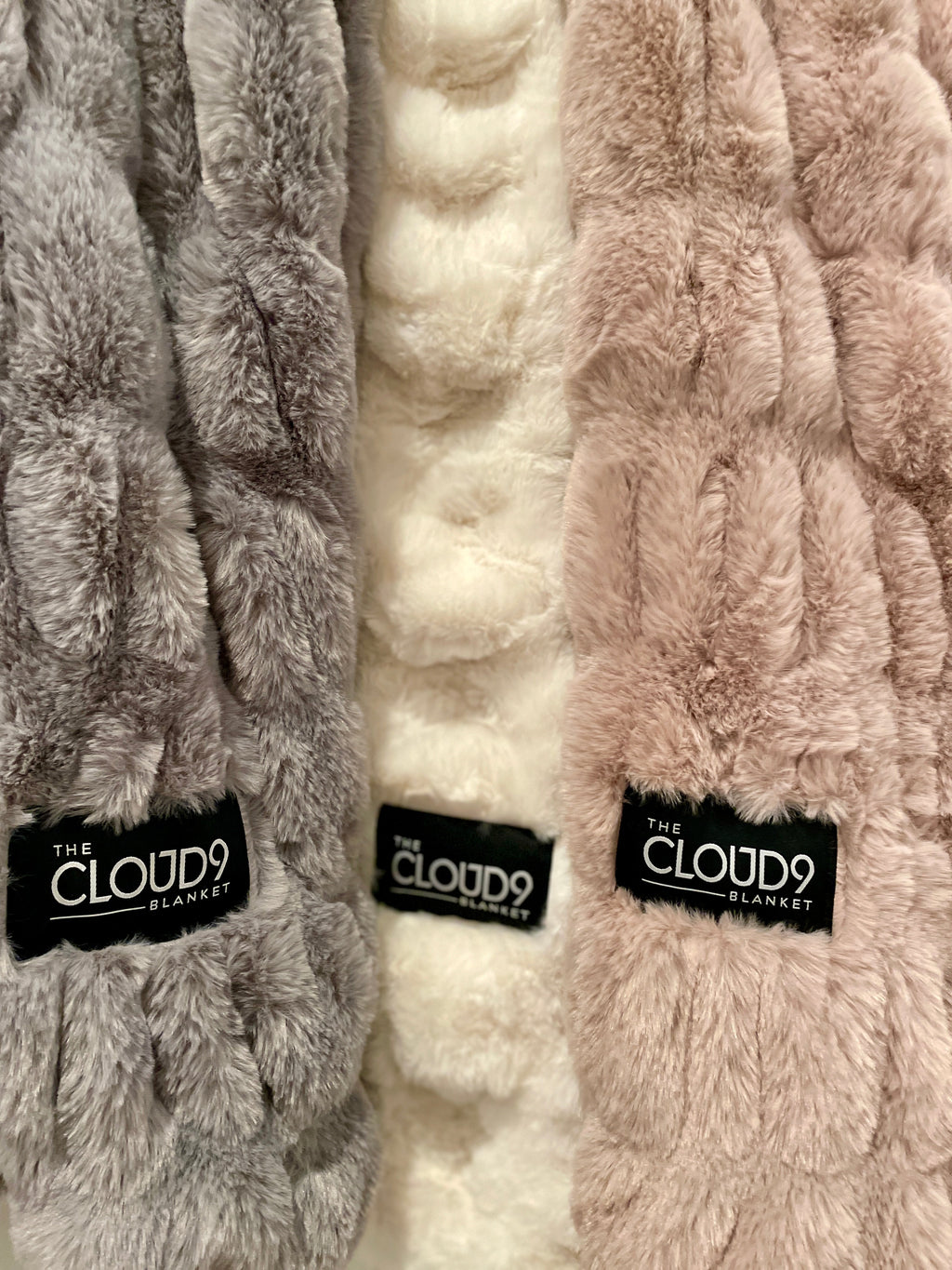 Blush Faux Fur Blanket - Large: 60"x72"