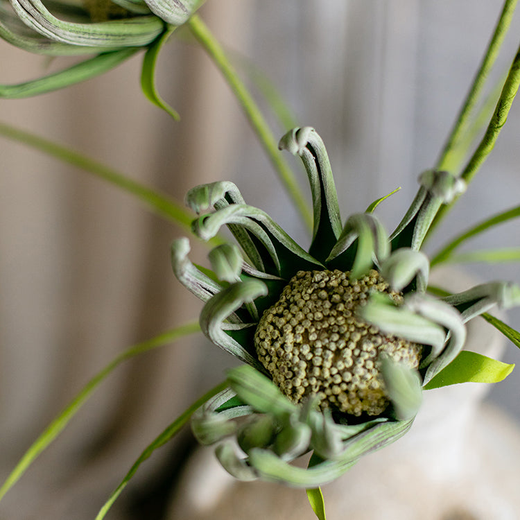 Faux Silk Artificial Sunflower Stem in Green 39" Tall Colored Art