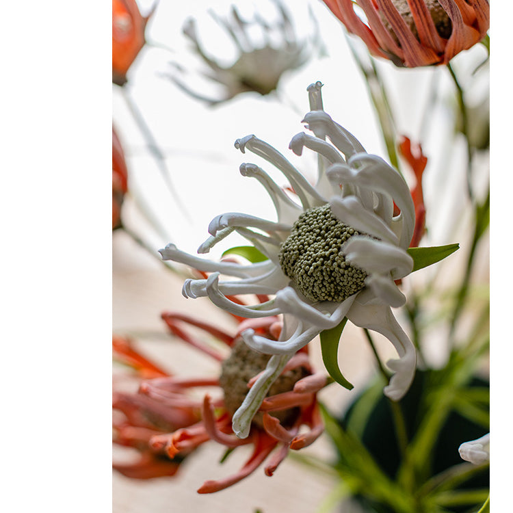 Faux Silk Colored Art Sunflower Stem 39" Tall