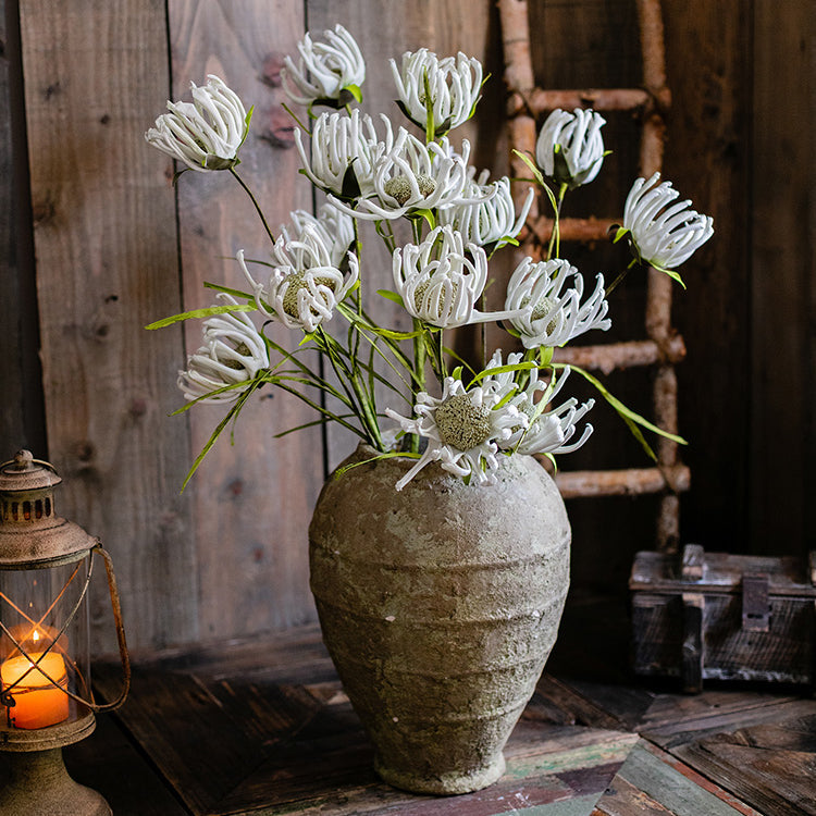 Faux Silk Colored Art Sunflower Stem 39" Tall