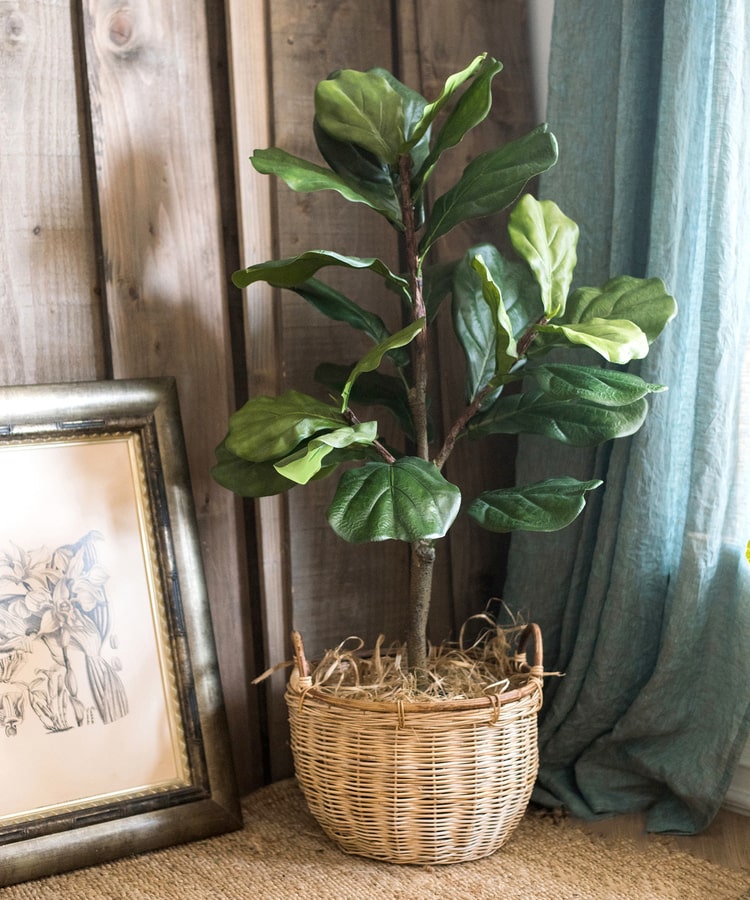 Artificial Tree Fiddle Leaf Tree In Pot