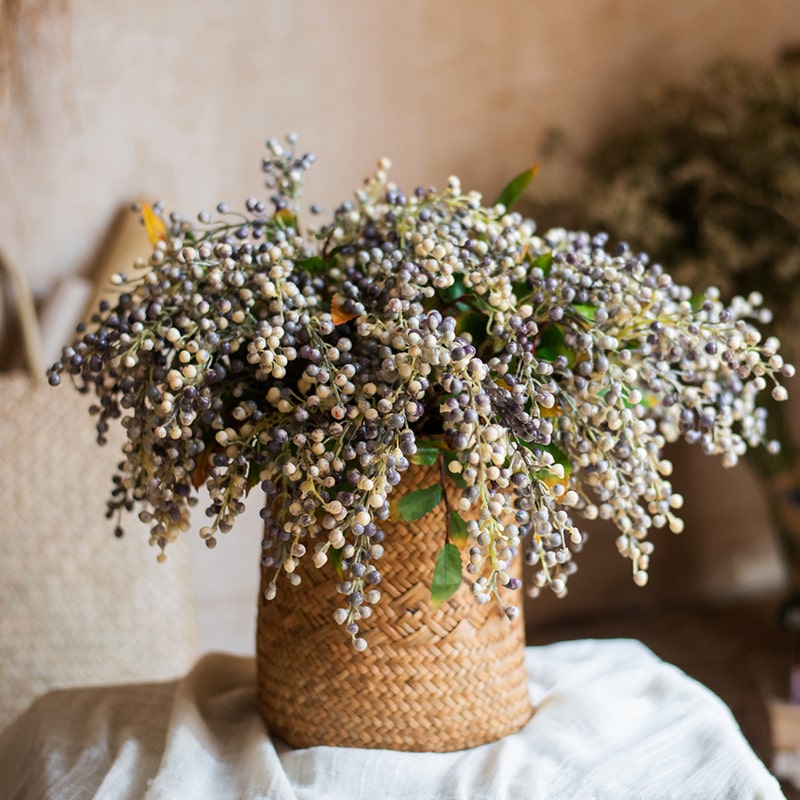 Faux Plant Linden Dilatatum Stem 17" Tall