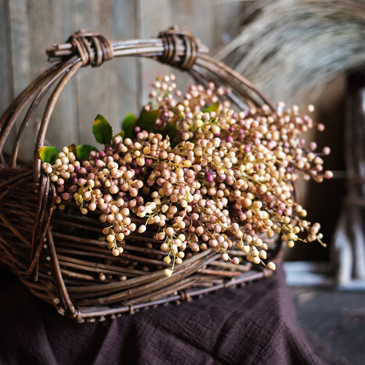 Faux Plant Linden Dilatatum Stem 17" Tall