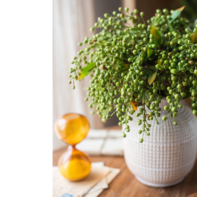 Faux Plant Linden Dilatatum Stem 17" Tall